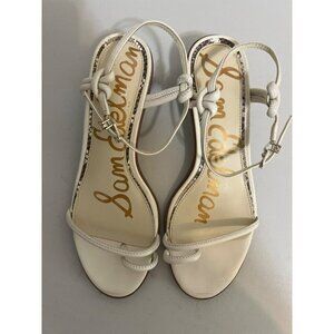 Sam Edelman Isle Sz 7 Heeled Sandals Snake Print Heel